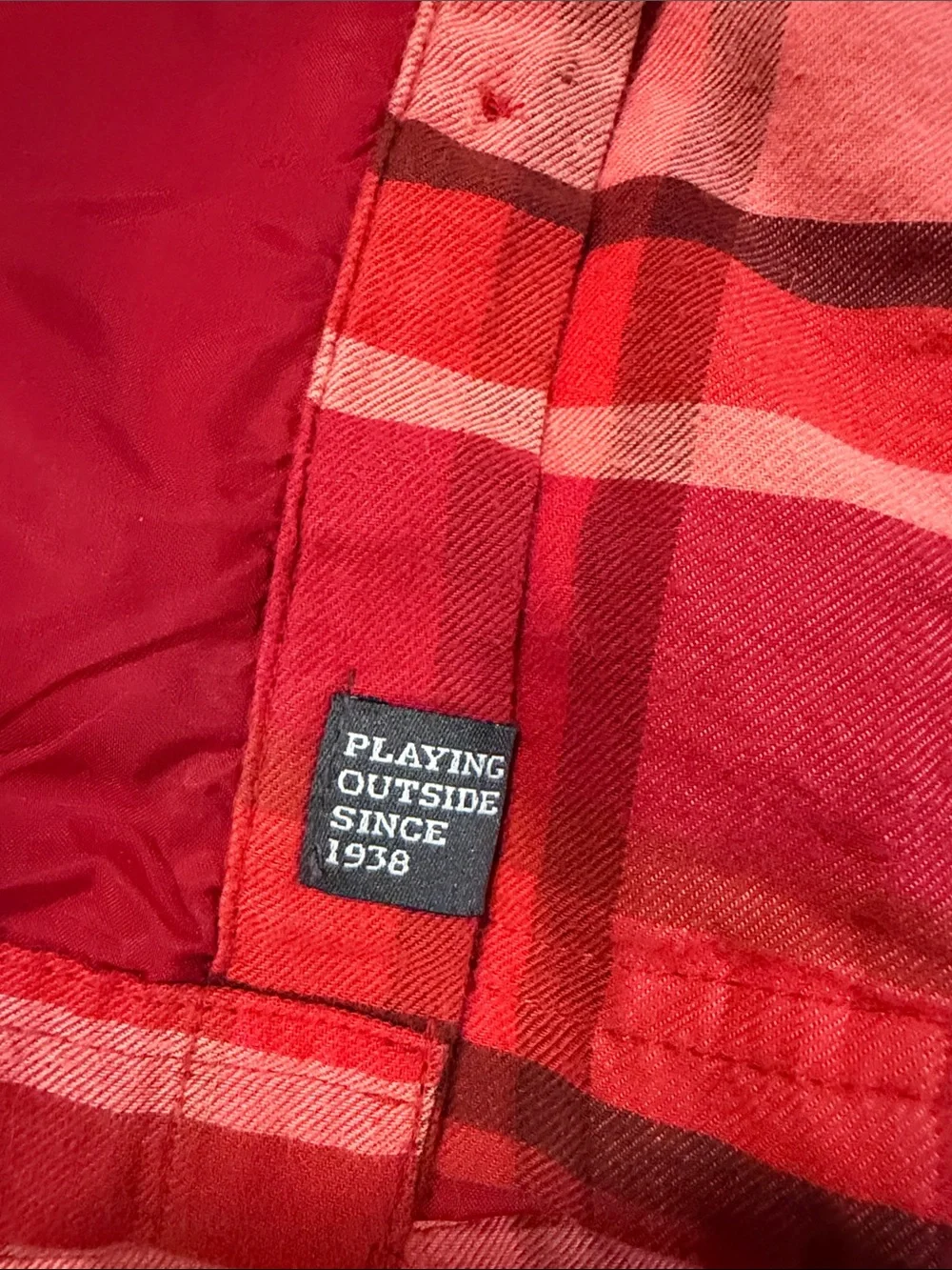 Columbia flannel plaid jacket